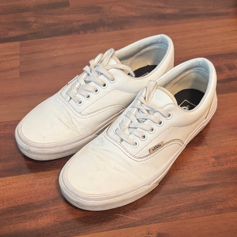 Vans Classic White Lace-Up Sneakers